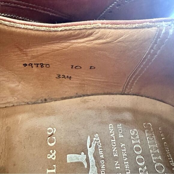 C&J for Brooks Brothers Peal & Co Single Monk (Very Rare) sz 10 - Picture 6 of 11